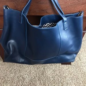 CO LAB Blue Large Tote Bag, Blue